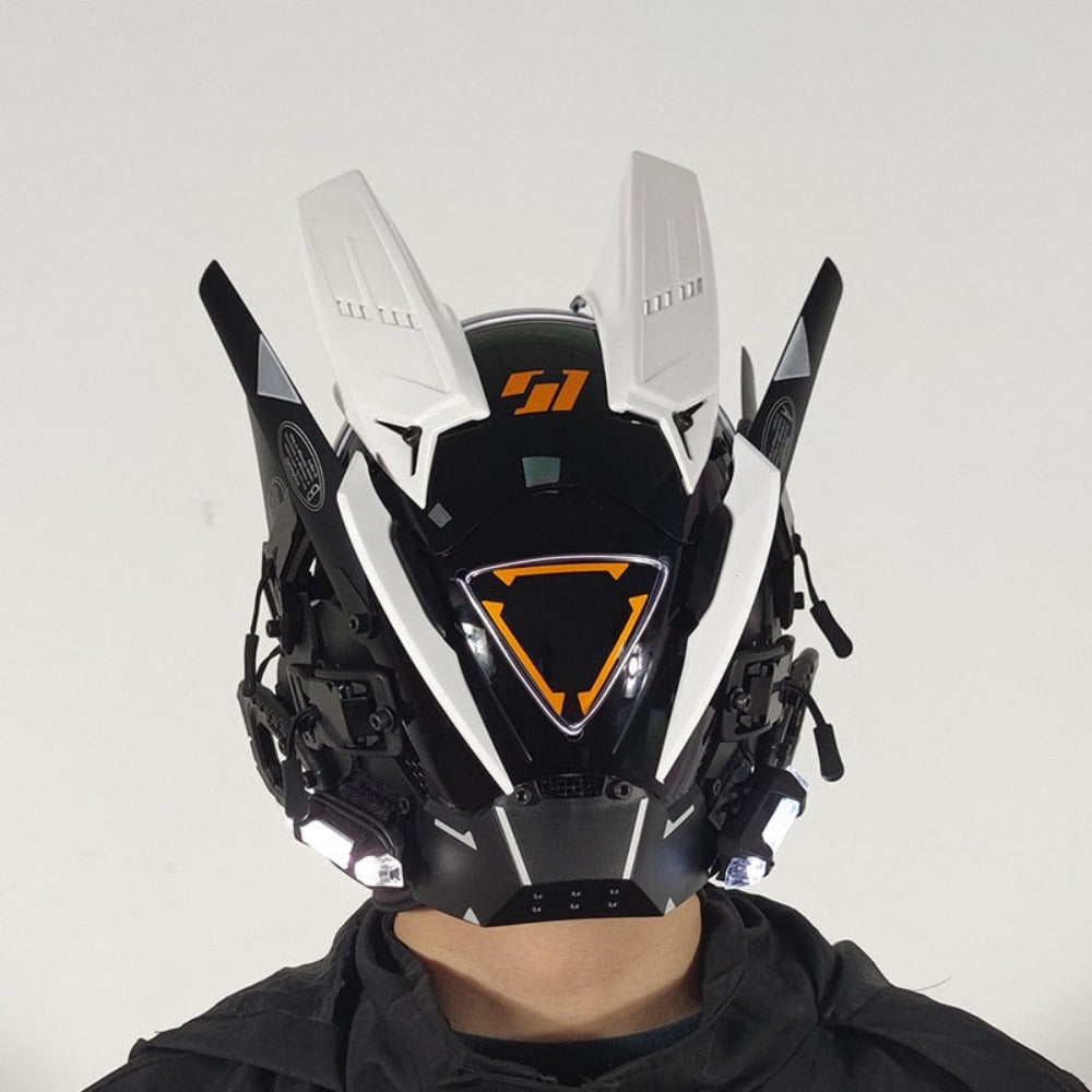 LED Sci-Fi Cyberpunk Helmet Mask (15 Styles) One Size Fits Most