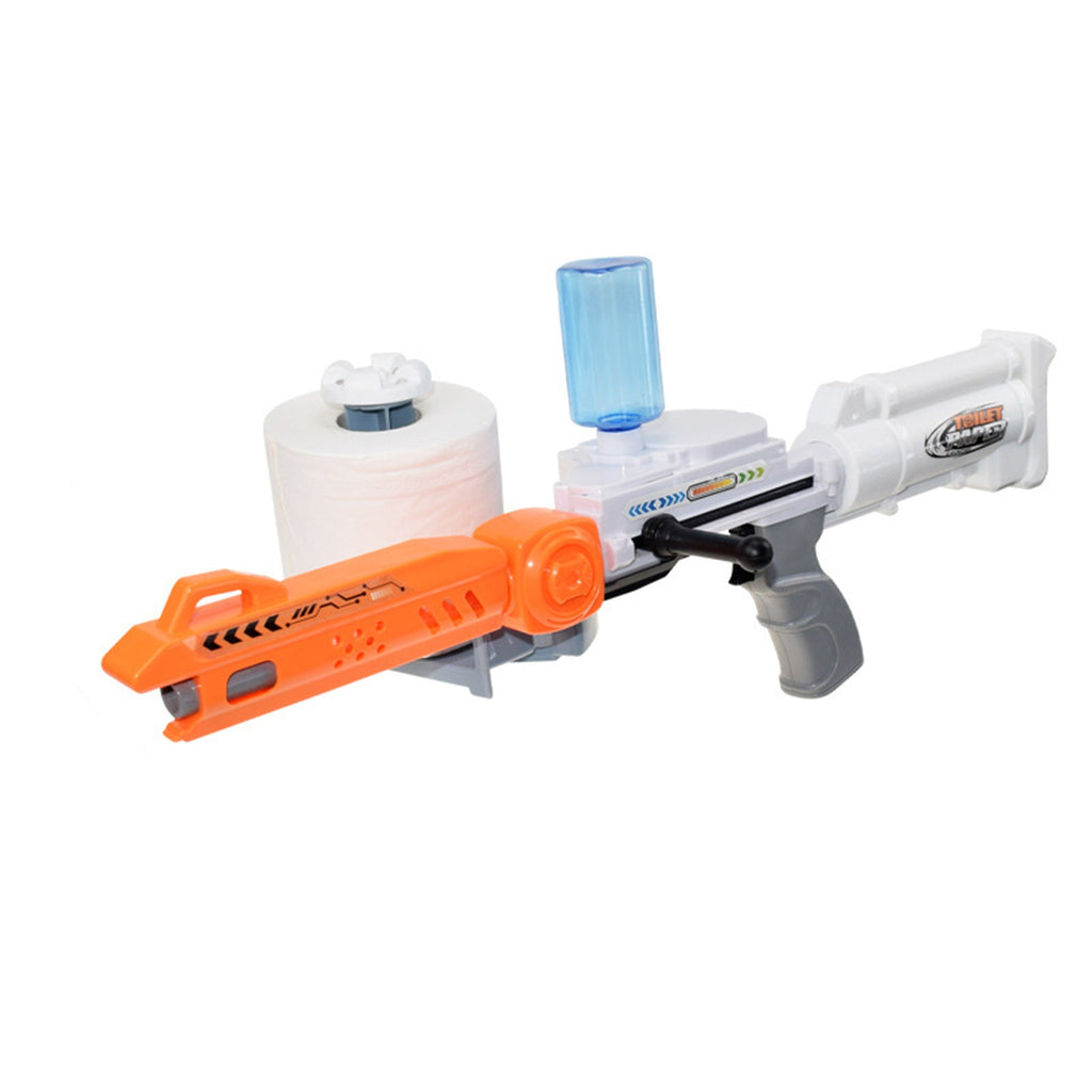 Rapid-fire Spitball Toilet Paper Toy Gun