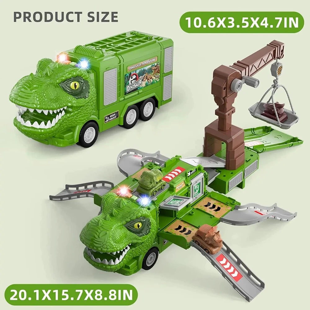 Dinosaur Construction Site Truck Set (2 Colors)