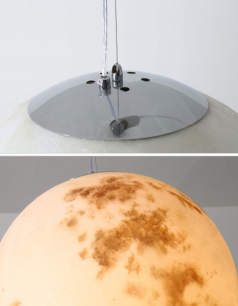 3D Moon Sphere Light Lamp Chandelier (2 Colors) 20CM-60CM