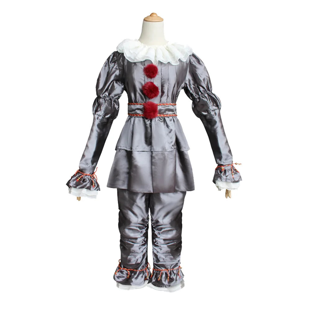 Clown Costume Suit (4Styles S-3XL) Adult-Kids