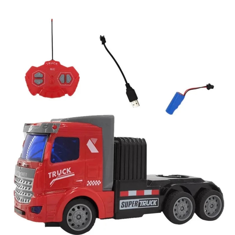 Remote Control Trailer Truck Car Toy (9 Style) Rechargeable