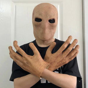 Slenderman Costume Mask and Gloves