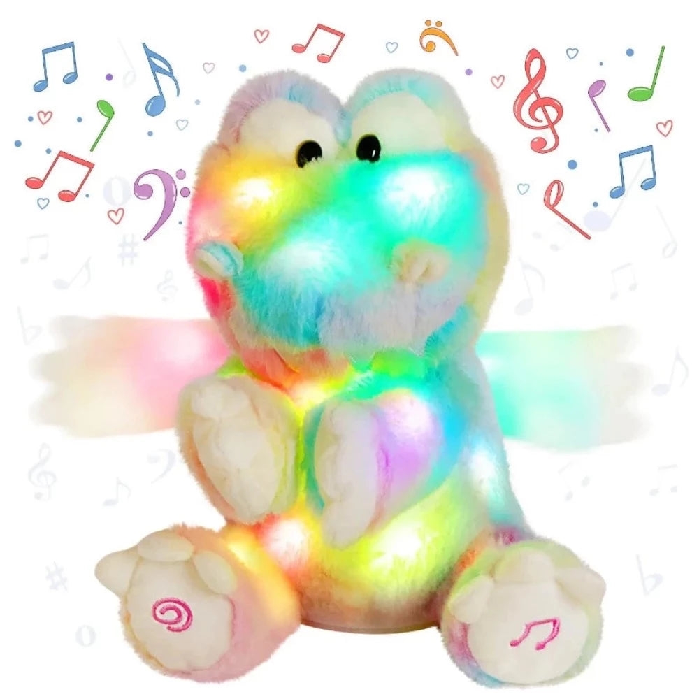 Singing Clapping Light-Up Pet Plush Stuffed Animal (4 Option)