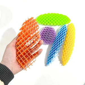 Fidget Worm Elastic Squeezy Net Anti-Stress Toy (6 colors)