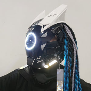 LED Sci-Fi Cyberpunk Helmet Mask (15 Styles) One Size Fits Most