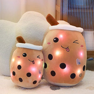 LED Light Up Boba Tea Plush Stuffed Animal (3 Colors) 26cm-38cm