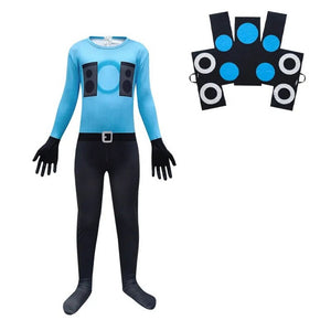 3D Skibidi Toilet Cosplay Bodysuit Costume