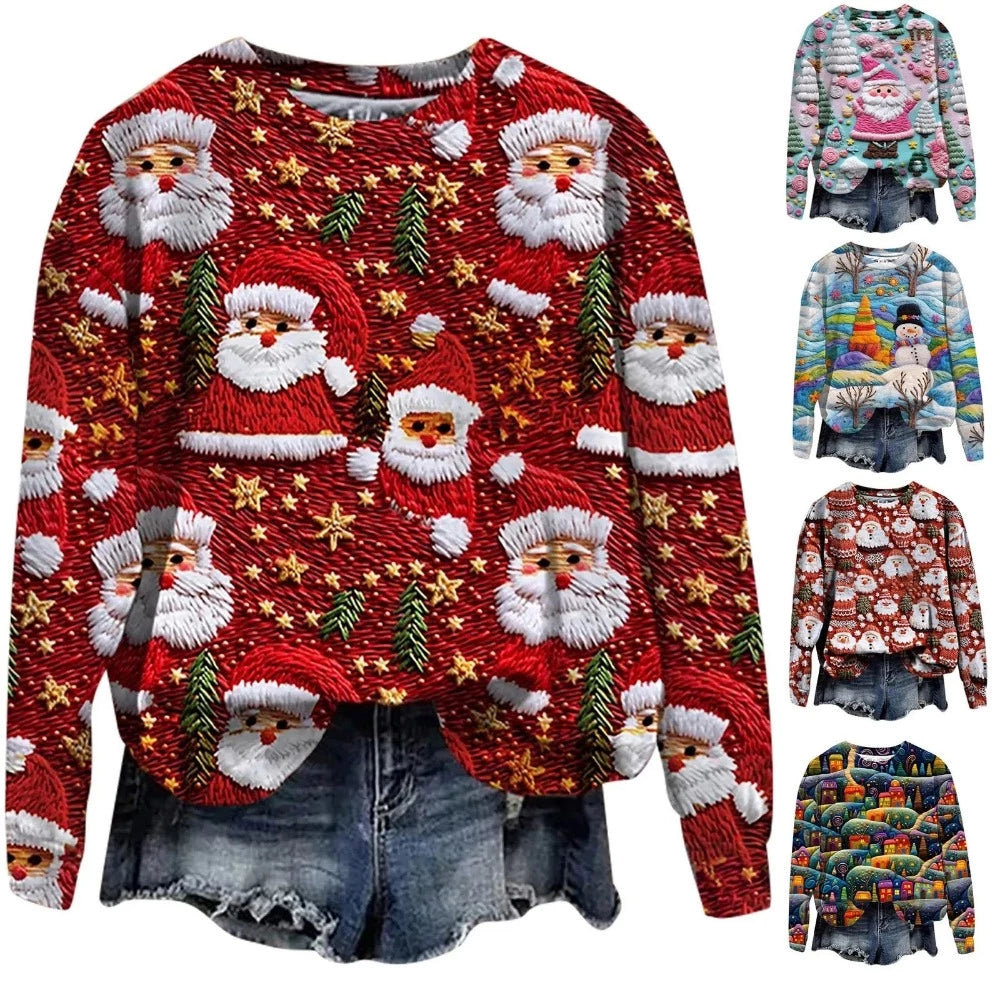 3D Cute Ugly Christmas Sweater (5 Style) S-2XL