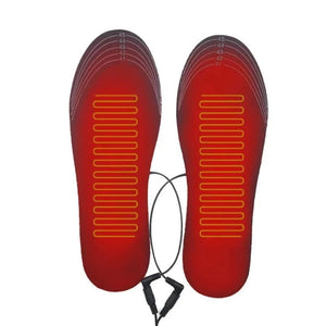 Heated Shoe Insoles Pad (Size S-L) USB Power Bank Not Included