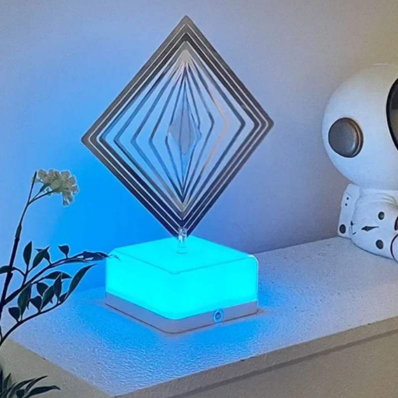 3D Illusion Rotating Night Light Lamp (10 Style)