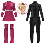Pink Armored Sci-Fi Suit Cosplay Costume Set | Childs Size