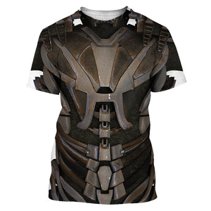 3D Metallic Guardian Armor Shirt