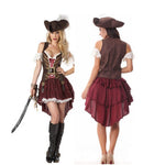 Pirate Captain Treasure Costume Dress Set 