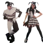 Jester Clown Costume Set (4 Options) One Size Fits Most