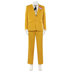 Yellow Office Suit Costume Set (Size S-3XL)