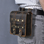 Satchel Hip Belt Leather Bag