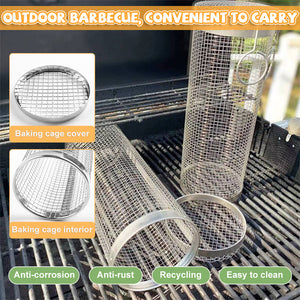 BBQ Rotating Grilling Basket (2 Sizes)