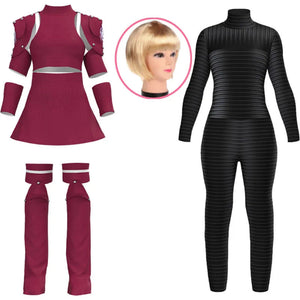 Pink Armored Sci-Fi Suit Cosplay Costume Set | Childs Size