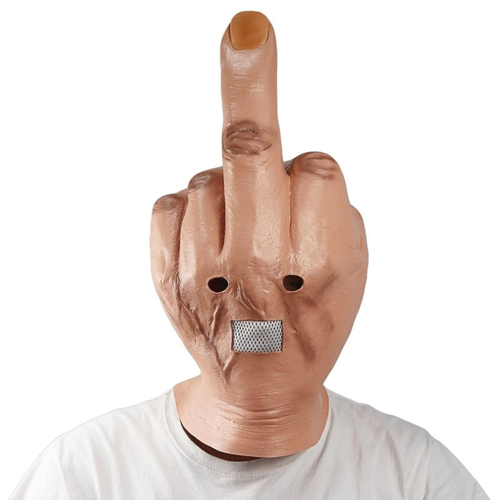 Rebellious Middle Finger Mask