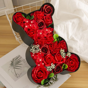 Bear Immortal Enchanted Rose Soap Flower (3 Colors)