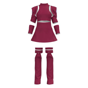 Pink Armored Sci-Fi Suit Cosplay Costume Set | Childs Size