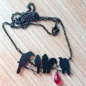 Murder of Crows Necklace