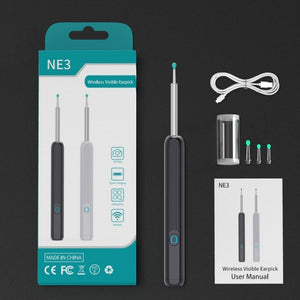 LED Otoscope Smart Ear Cleaning Kit (2 Colors) With Camera
