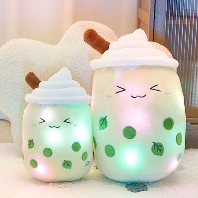 LED Light Up Boba Tea Plush Stuffed Animal (3 Colors) 26cm-38cm