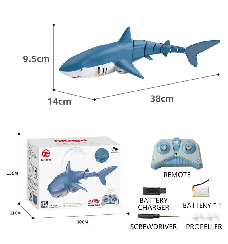 RC Ocean Animals Shark Dolphin Stingray & Whale Water Toy (11 0ptions)