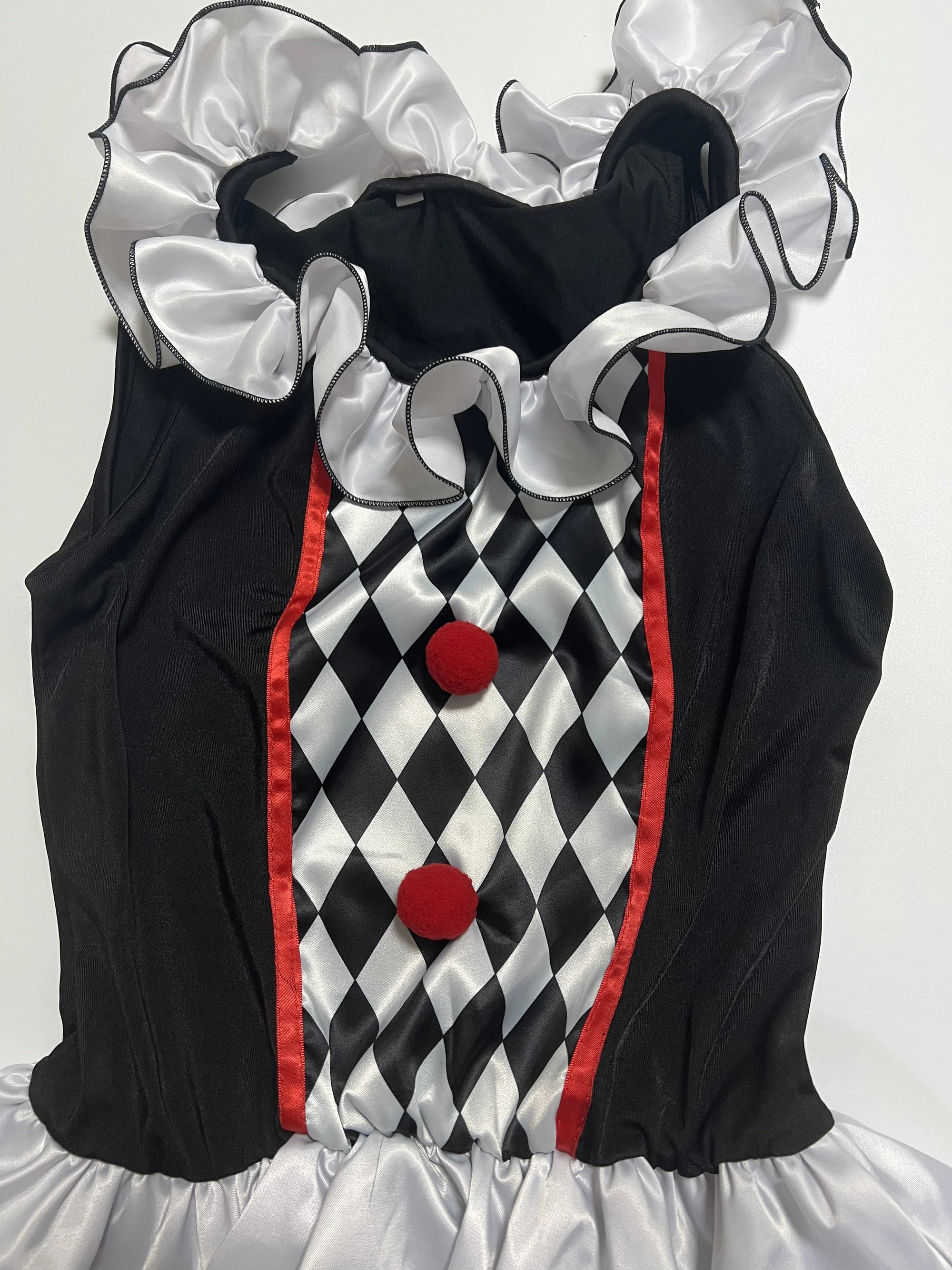 Harley Wicked Clown Costume Set (6 Sizes) S-2XL