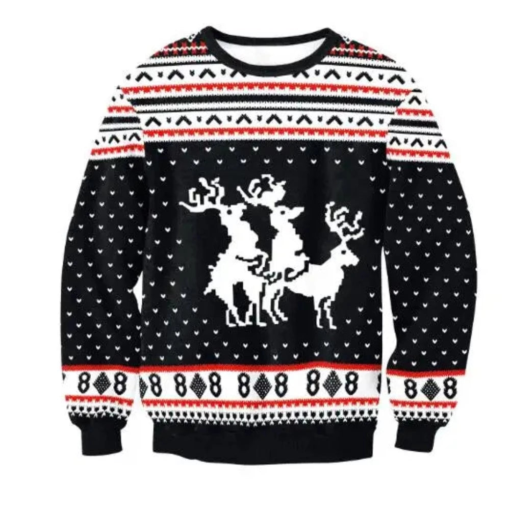 3D Ugly Christmas Sweater (25 Style) S-XL