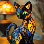 Stained Glass Style Cat Lamps (2 Options)
