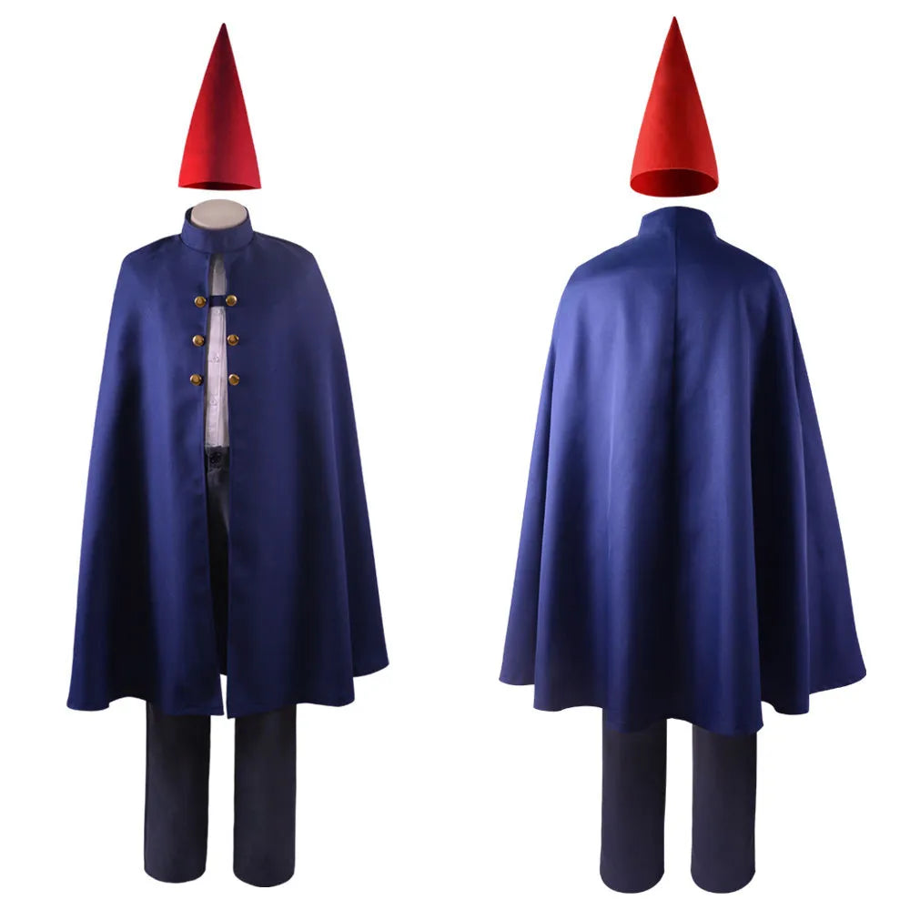 Gnome Cloak Costume Set (XS-2XL) Child-Adult