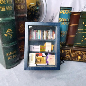 Mini Bookshelf Stress Reliever Shaker Organizer