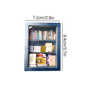 Mini Bookshelf Stress Reliever Shaker Organizer