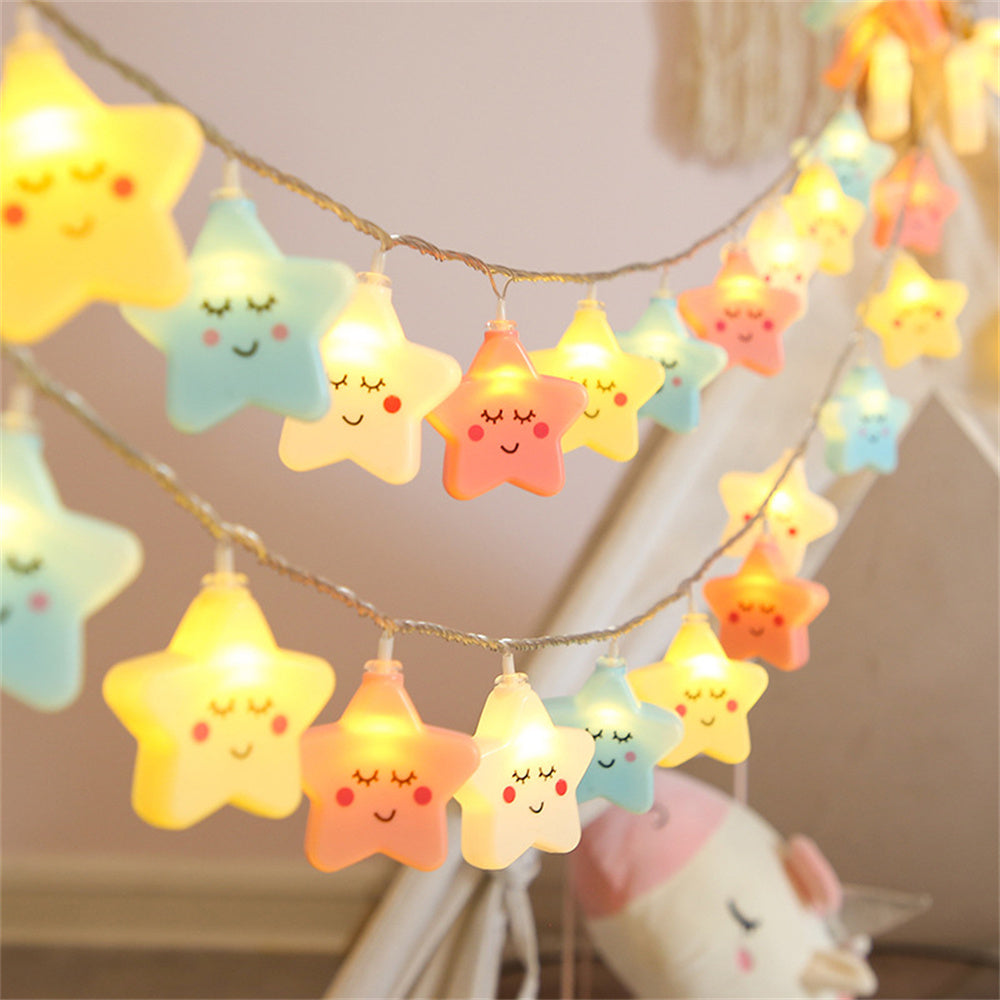 Cloud or Stars LED String Garland Lights (2 Options)