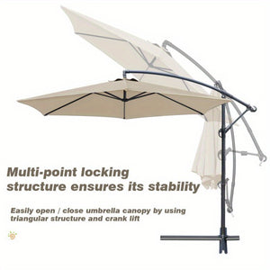 Cantilever Umbrella Sun Shade (4 Colors)