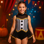 Carnival Circus Ringmaster Costume | Tutu Leotard Dress Children's Size (3 Colors)