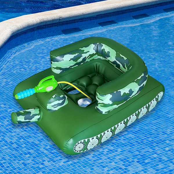 Inflatable Tank Pool Float Water Cannon Swimming Summer Party Toy ...