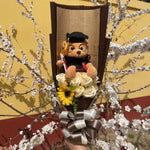 Teddy Bear Graduation Day Flower Bouquet (4 Colors) NO GIFT BOX