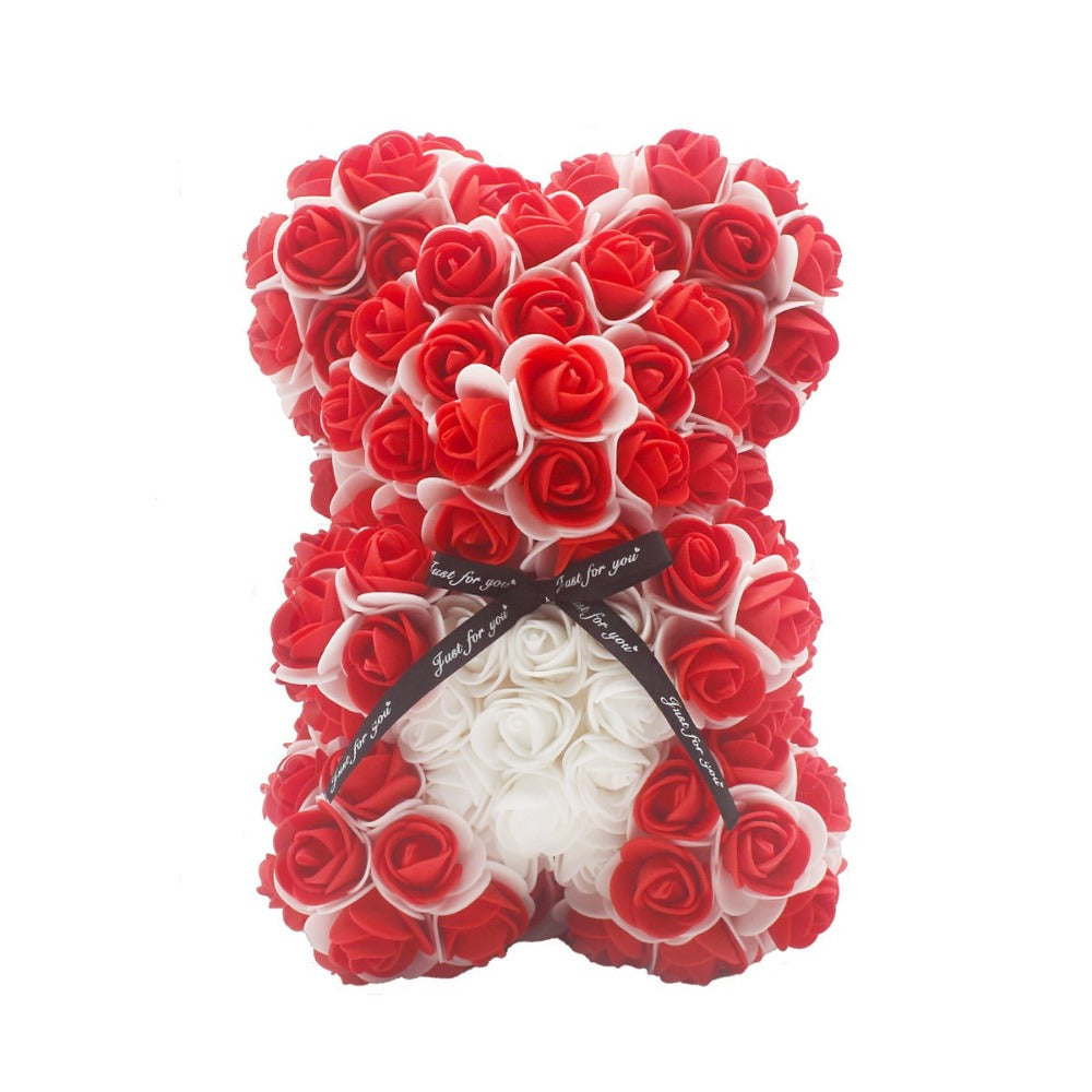 Enchanted Forever Rose Teddy Bear (4 Colors) 25cm