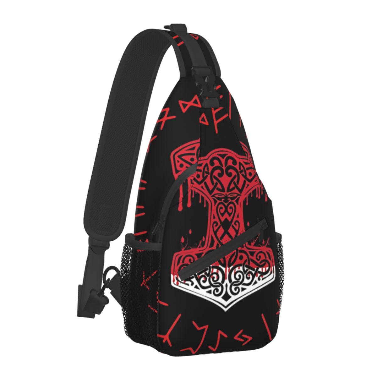 Viking Sling Backpack Bag Tree Of Life Triquetra (25 Options)