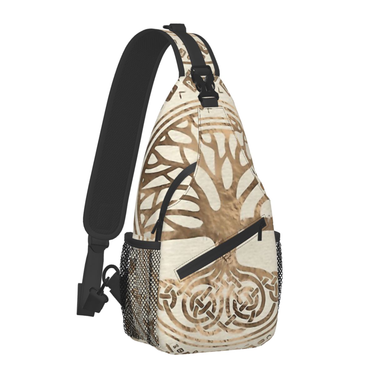 Viking Sling Backpack Bag Tree Of Life Triquetra (25 Options)