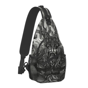 Viking Sling Backpack Bag Tree Of Life Triquetra (25 Options)