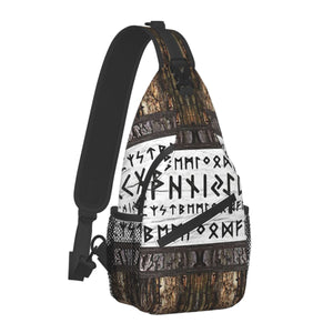 Viking Sling Backpack Bag Tree Of Life Triquetra (25 Options)