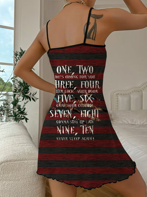 Sweet Dreams Striped Nightdress | Size S-XL