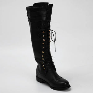 Medieval PU Leather Boots (2 Colors) Size 7-14.5