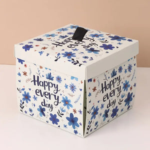 Flying Butterfly Explosion Eternal Rose DIY Gift Box (4 Colors)