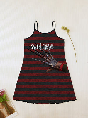 Sweet Dreams Striped Nightdress | Size S-XL